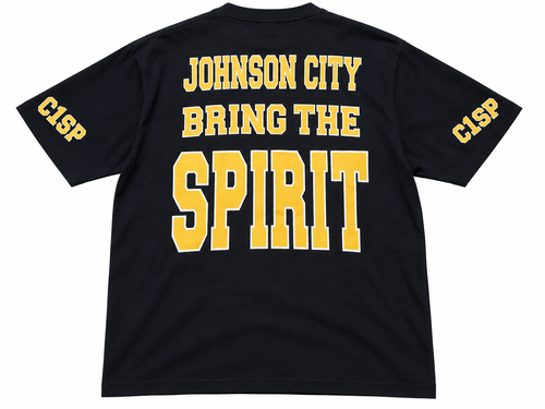 C1TY Spirit Navy and Gold Tee